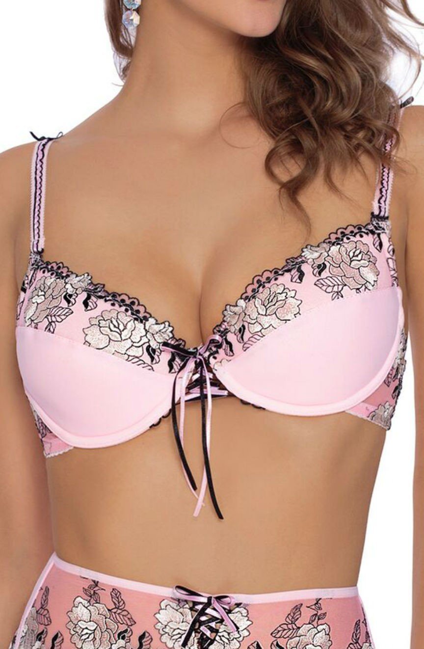 Roza Bra 34B / Pink Roza Natali Pink Bra - Clearance