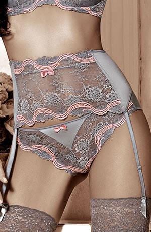 Roza Alegra Grey Thong/Brief - Divas Closet