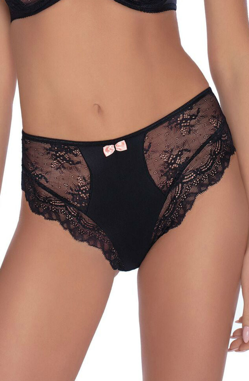 Roza Lingerie Ambre Black Lace Boxer Brief