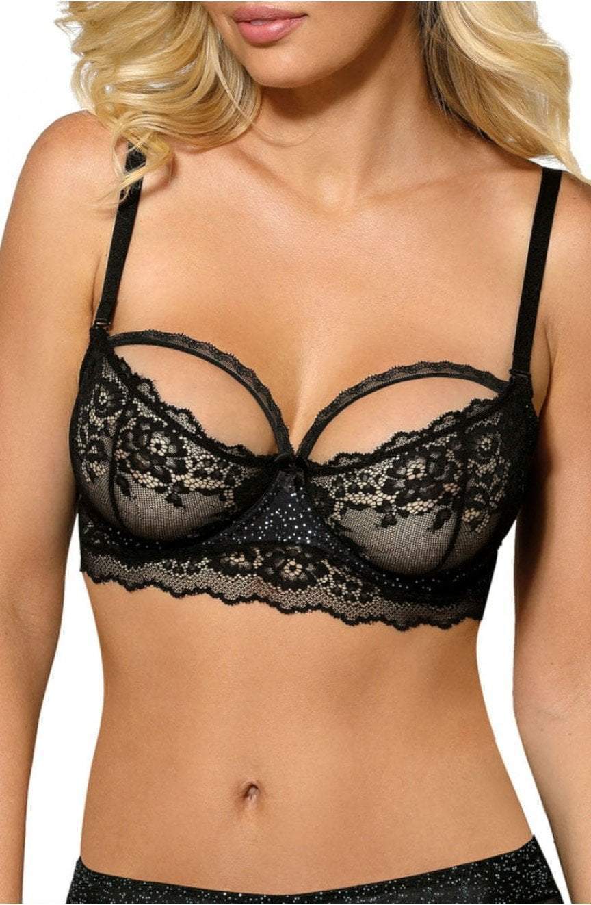 Roza Roza Bra Kena Soft Cup Black Bra
