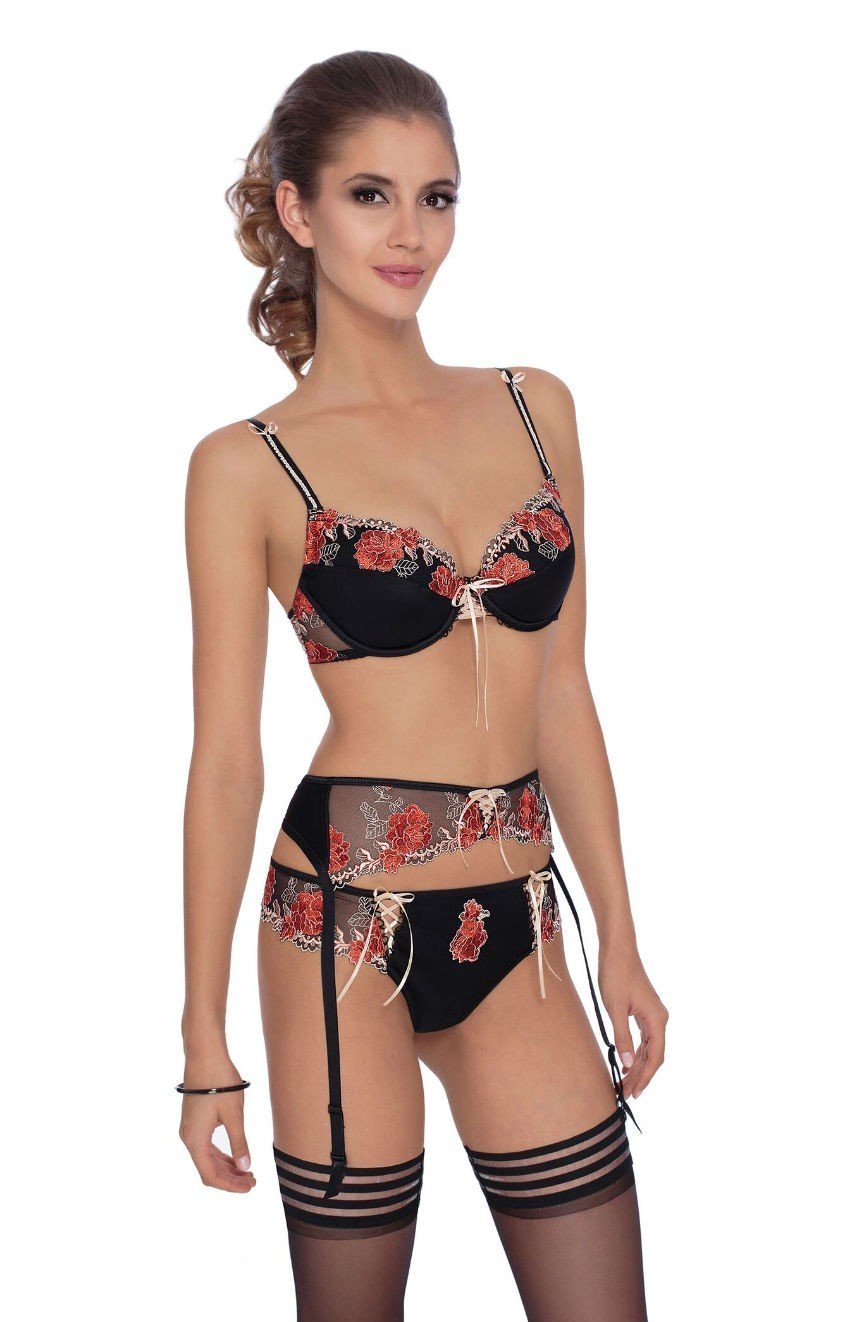 Roza Suspender Belt Roza Natali Susp Belt Black