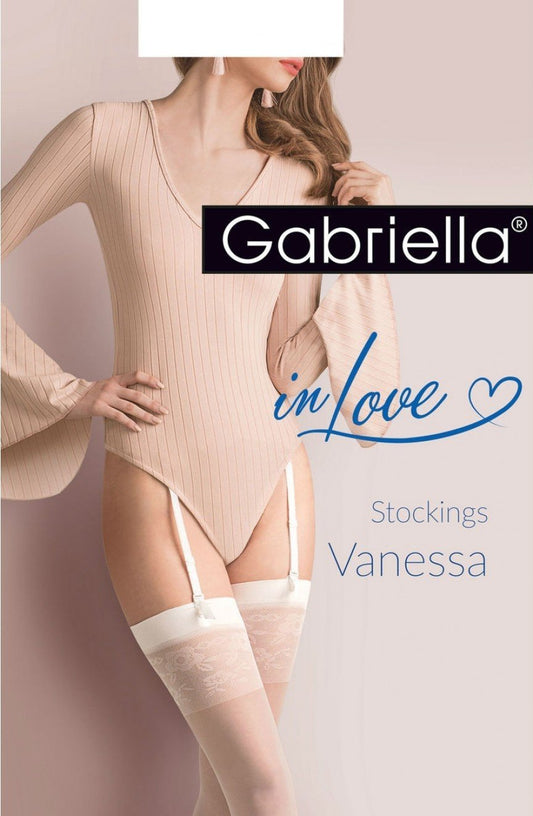 Vanessa White Stockings