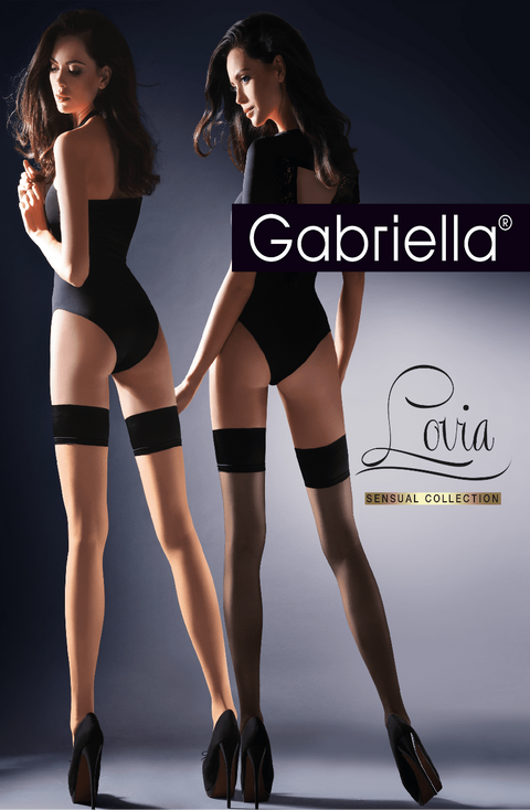 gabriella Hold Ups 1/2 (XS/S) / Beige Lovia Calze Hold Ups Beige