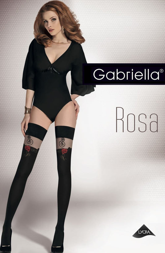 Gabriella Calze Rosa Hold Ups - Divas Closet