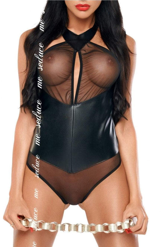 me seduce Me Seduce Bodysuit UK 8-12 / Black Imane Bodysuit Black