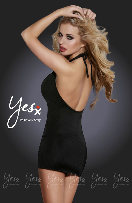 Yesx YX322 Dress Black - Divas Closet